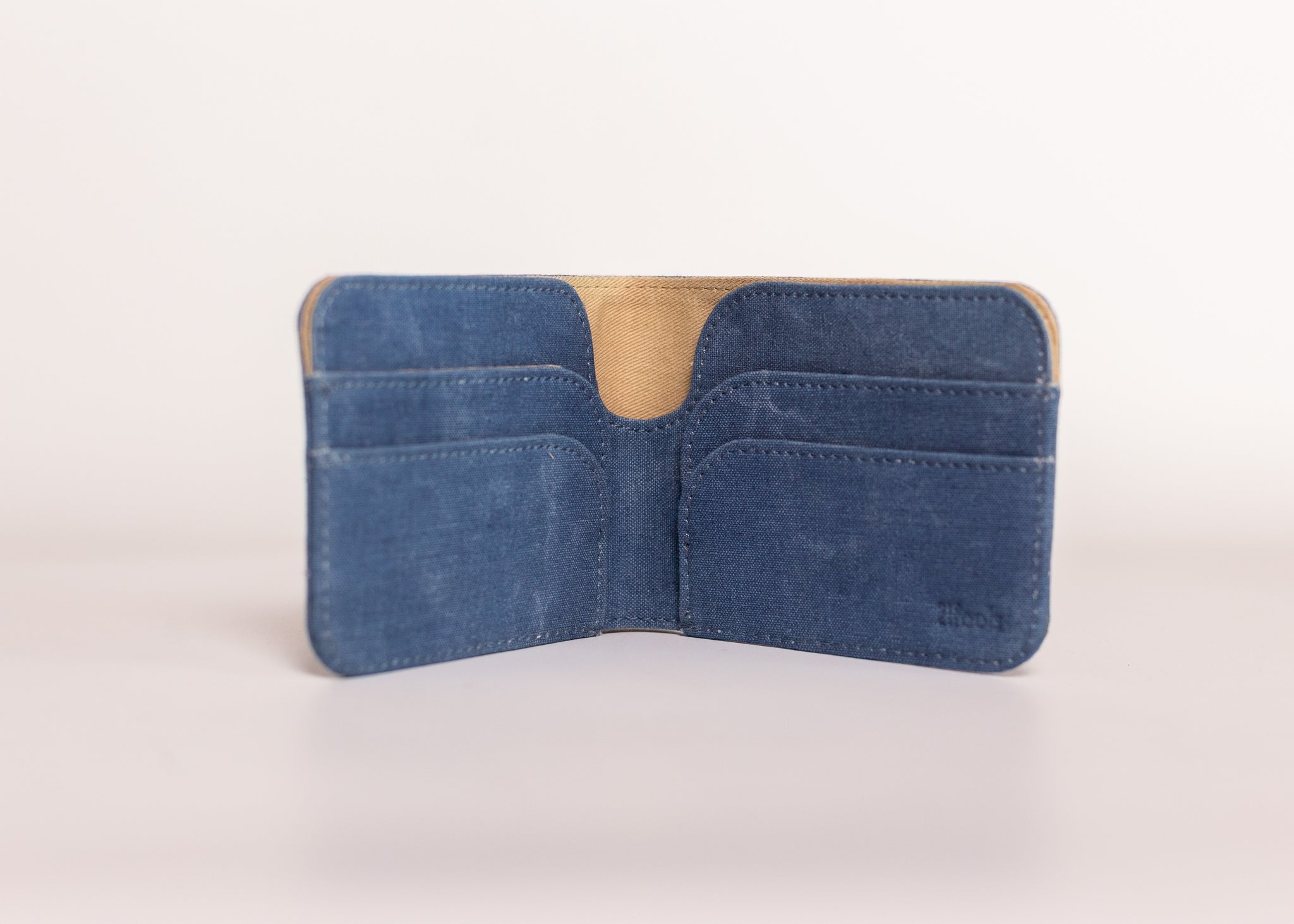 STACK' - Naturally Dyed Indigo Wallet – 21 Fools