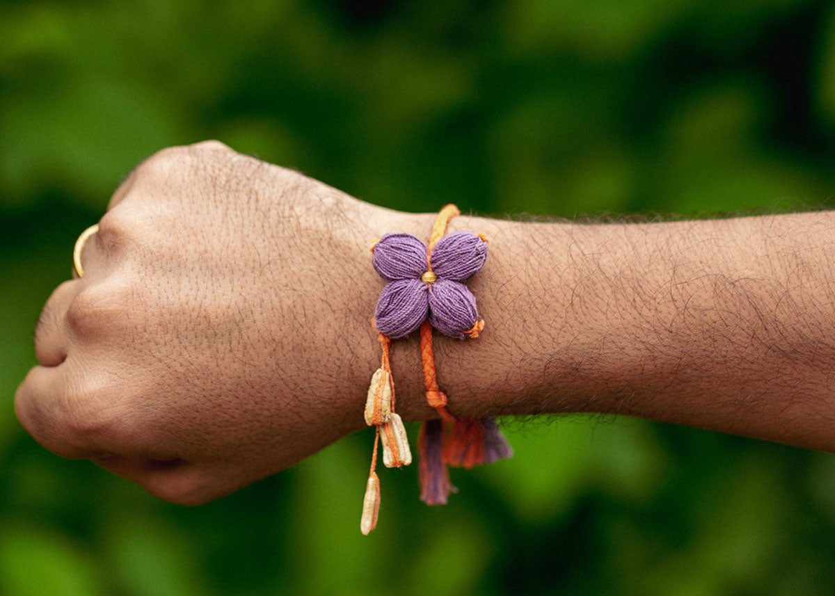 Chaar Phool - Eco-friendly Plantable Rakhi embedded with seeds